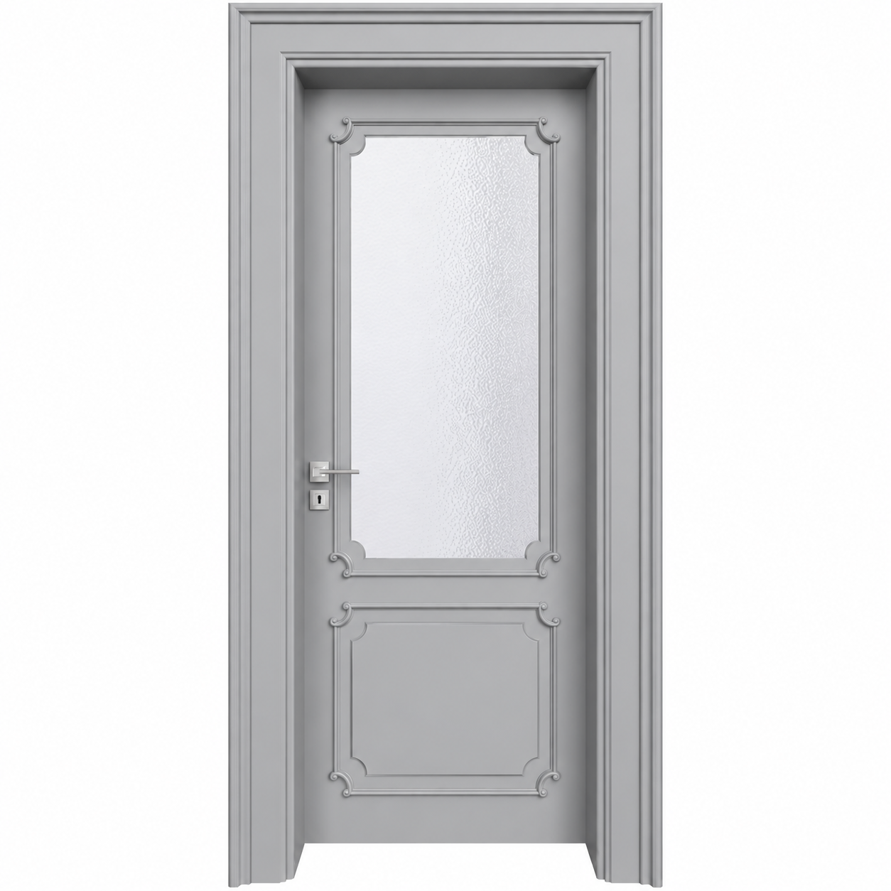 BY-5015V Porte intérieure Laqué Vitrée